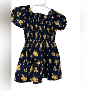 Girls Love Pink size 4 with floral babydoll top blue/yellow. ruffled sleeves.